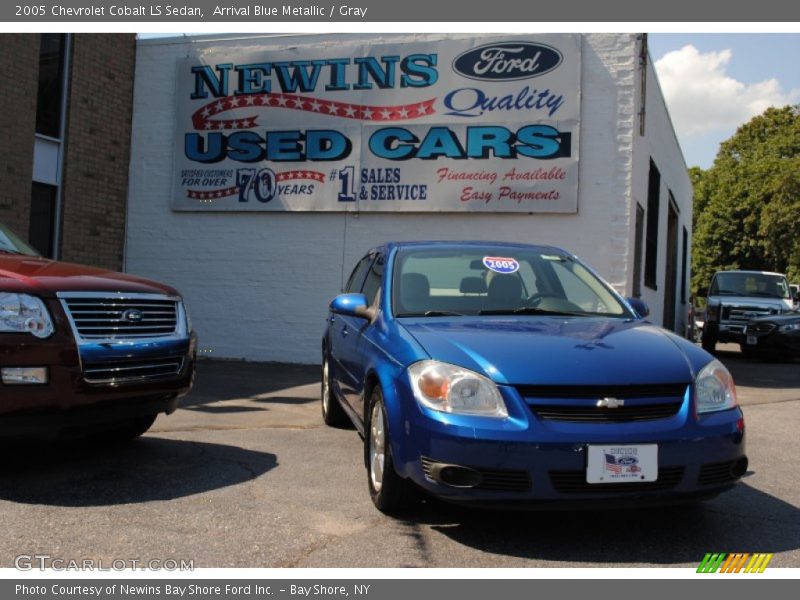 Arrival Blue Metallic / Gray 2005 Chevrolet Cobalt LS Sedan