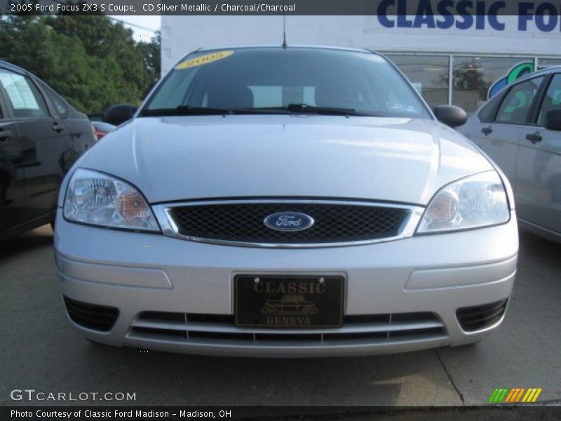 CD Silver Metallic / Charcoal/Charcoal 2005 Ford Focus ZX3 S Coupe