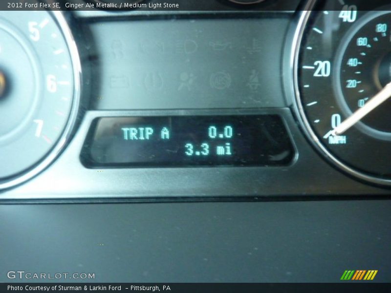 Ginger Ale Metallic / Medium Light Stone 2012 Ford Flex SE