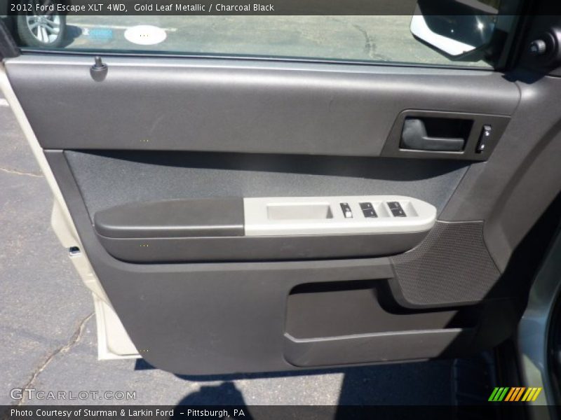 Gold Leaf Metallic / Charcoal Black 2012 Ford Escape XLT 4WD