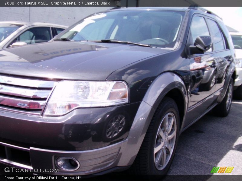Graphite Metallic / Charcoal Black 2008 Ford Taurus X SEL