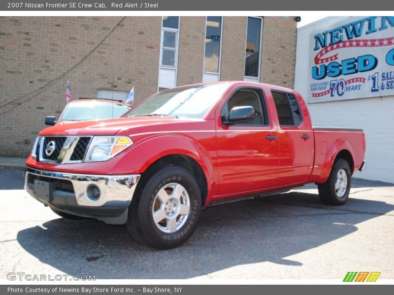 Red Alert / Steel 2007 Nissan Frontier SE Crew Cab