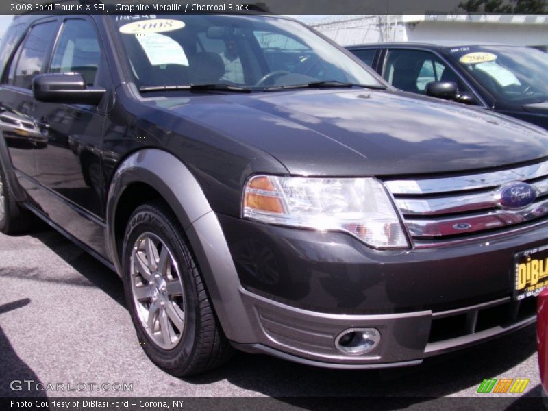 Graphite Metallic / Charcoal Black 2008 Ford Taurus X SEL