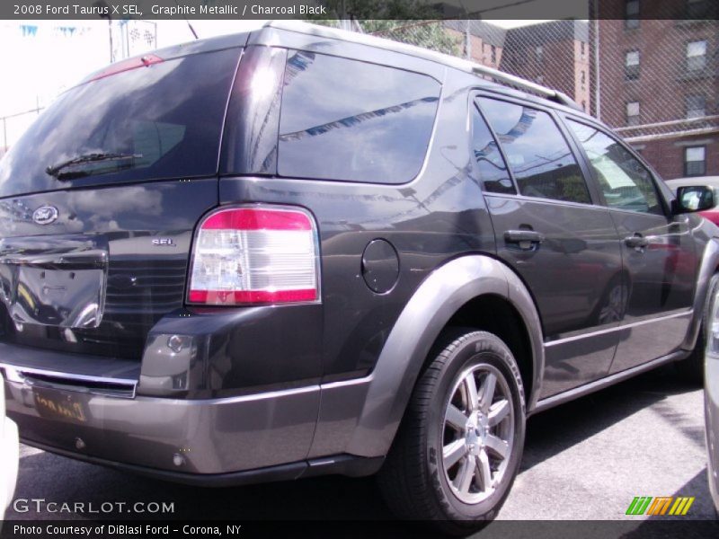 Graphite Metallic / Charcoal Black 2008 Ford Taurus X SEL