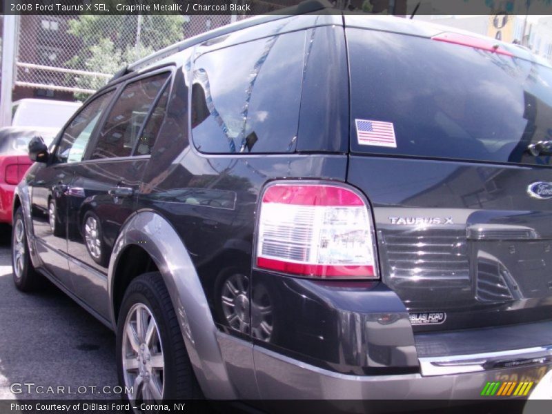 Graphite Metallic / Charcoal Black 2008 Ford Taurus X SEL