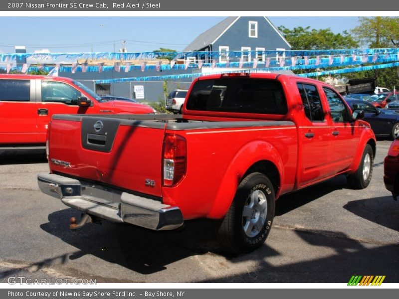 Red Alert / Steel 2007 Nissan Frontier SE Crew Cab
