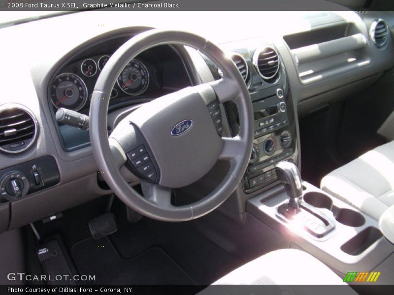 Graphite Metallic / Charcoal Black 2008 Ford Taurus X SEL