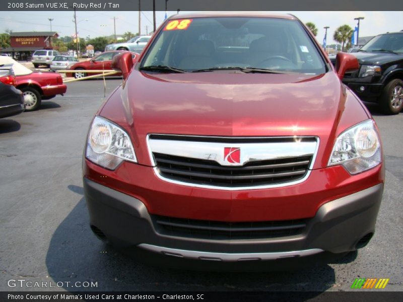 Ruby Red / Tan 2008 Saturn VUE XE
