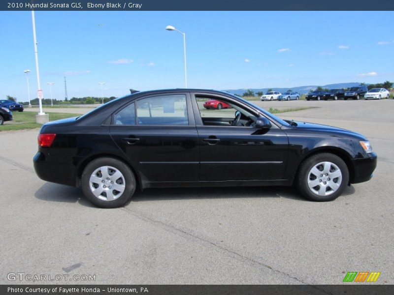 Ebony Black / Gray 2010 Hyundai Sonata GLS
