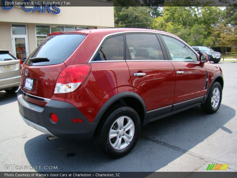 Ruby Red / Tan 2008 Saturn VUE XE