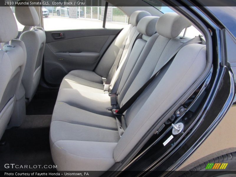 Ebony Black / Gray 2010 Hyundai Sonata GLS