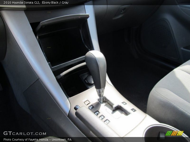Ebony Black / Gray 2010 Hyundai Sonata GLS