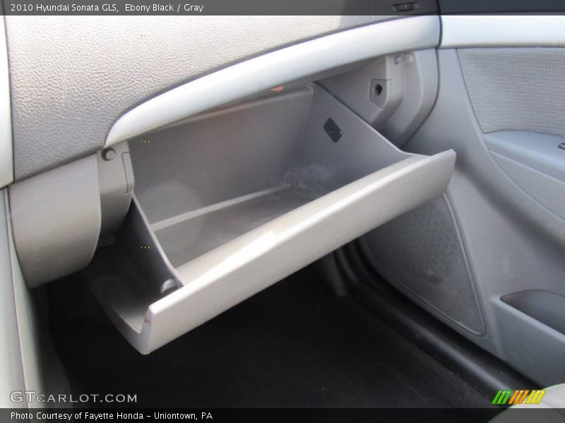 Ebony Black / Gray 2010 Hyundai Sonata GLS