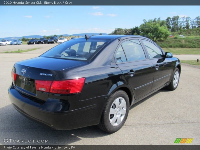 Ebony Black / Gray 2010 Hyundai Sonata GLS