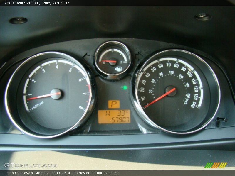 Ruby Red / Tan 2008 Saturn VUE XE