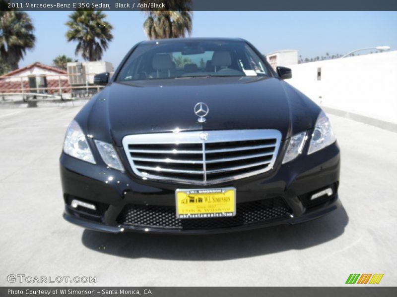 Black / Ash/Black 2011 Mercedes-Benz E 350 Sedan