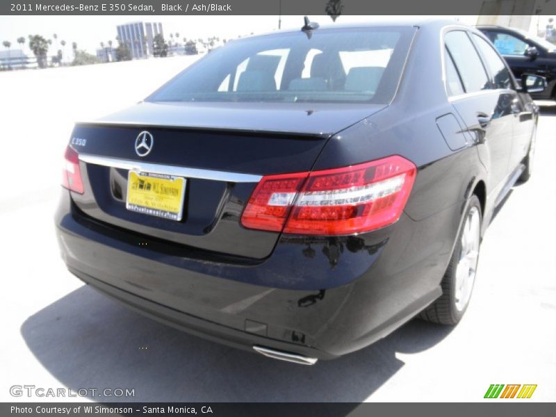 Black / Ash/Black 2011 Mercedes-Benz E 350 Sedan