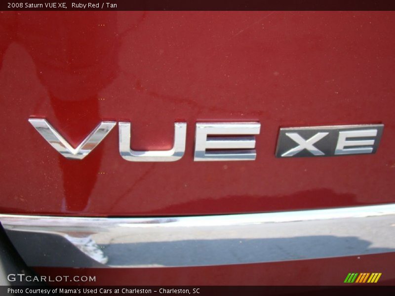 Ruby Red / Tan 2008 Saturn VUE XE