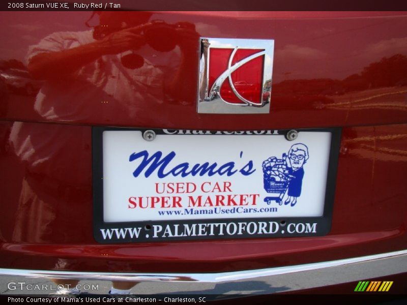 Ruby Red / Tan 2008 Saturn VUE XE