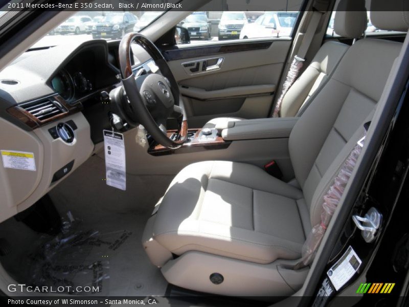 Black / Almond/Black 2011 Mercedes-Benz E 350 Sedan