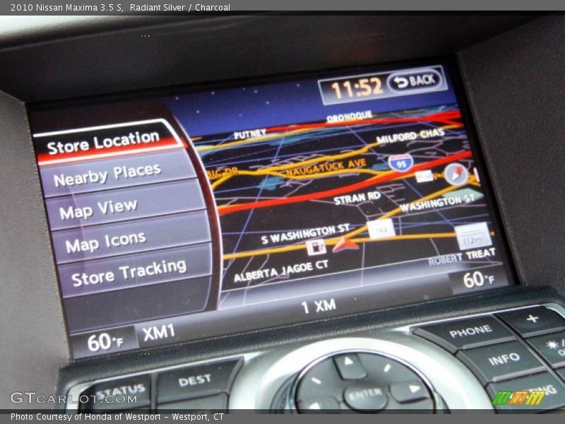 Radiant Silver / Charcoal 2010 Nissan Maxima 3.5 S