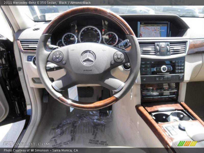 Black / Almond/Black 2011 Mercedes-Benz E 350 Sedan
