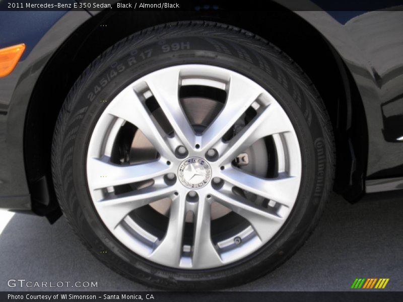 Black / Almond/Black 2011 Mercedes-Benz E 350 Sedan