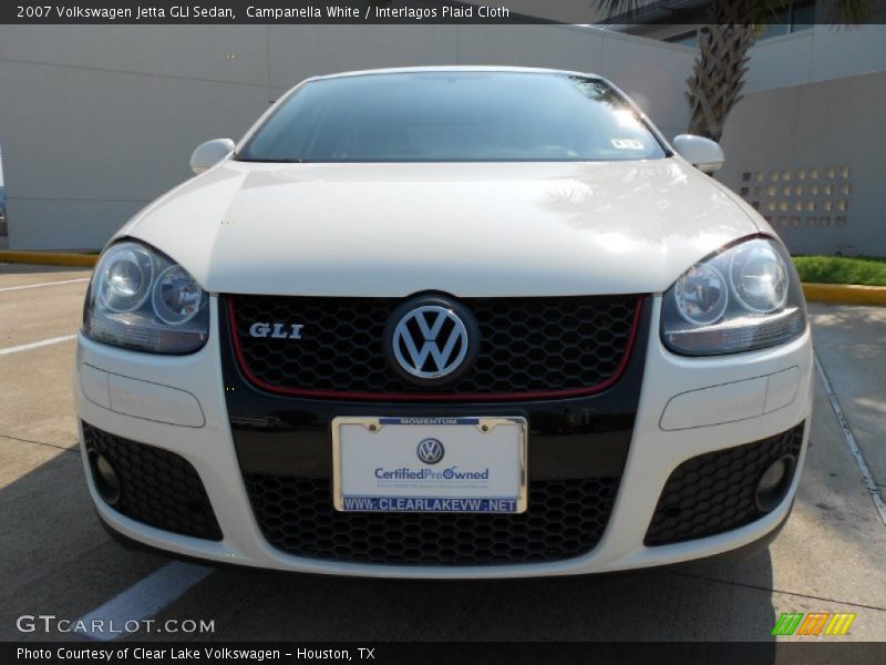 Campanella White / Interlagos Plaid Cloth 2007 Volkswagen Jetta GLI Sedan