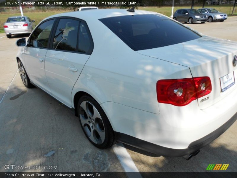 Campanella White / Interlagos Plaid Cloth 2007 Volkswagen Jetta GLI Sedan