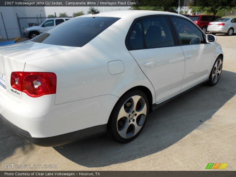 Campanella White / Interlagos Plaid Cloth 2007 Volkswagen Jetta GLI Sedan