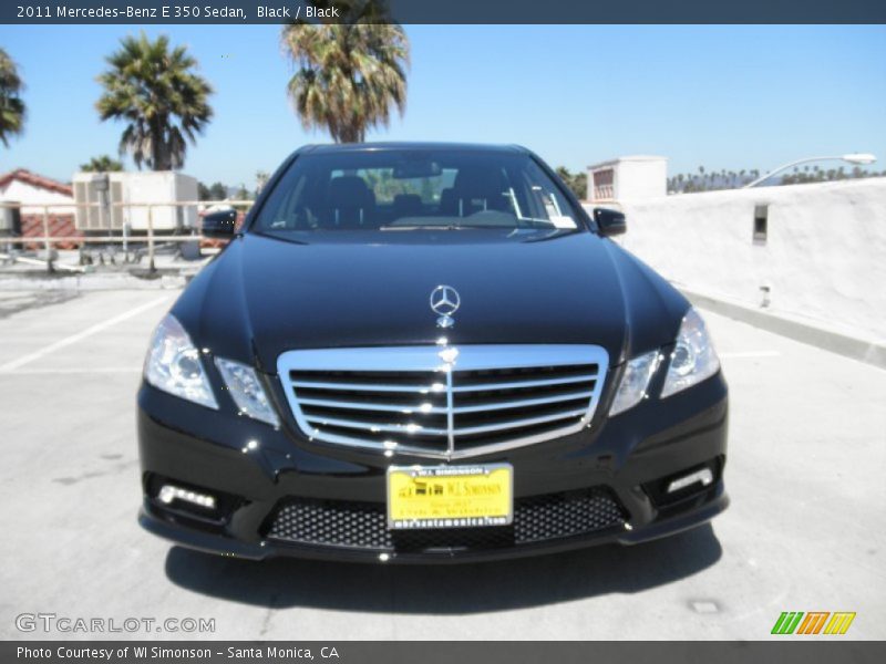 Black / Black 2011 Mercedes-Benz E 350 Sedan