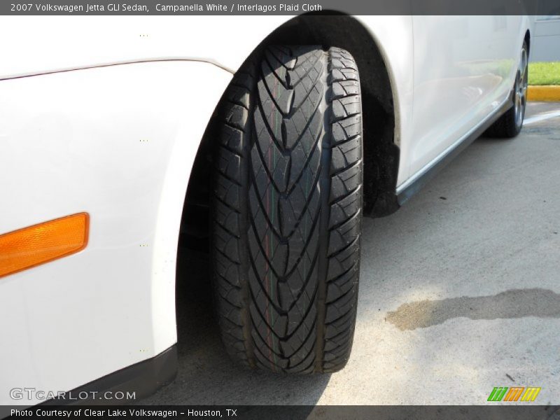 Campanella White / Interlagos Plaid Cloth 2007 Volkswagen Jetta GLI Sedan
