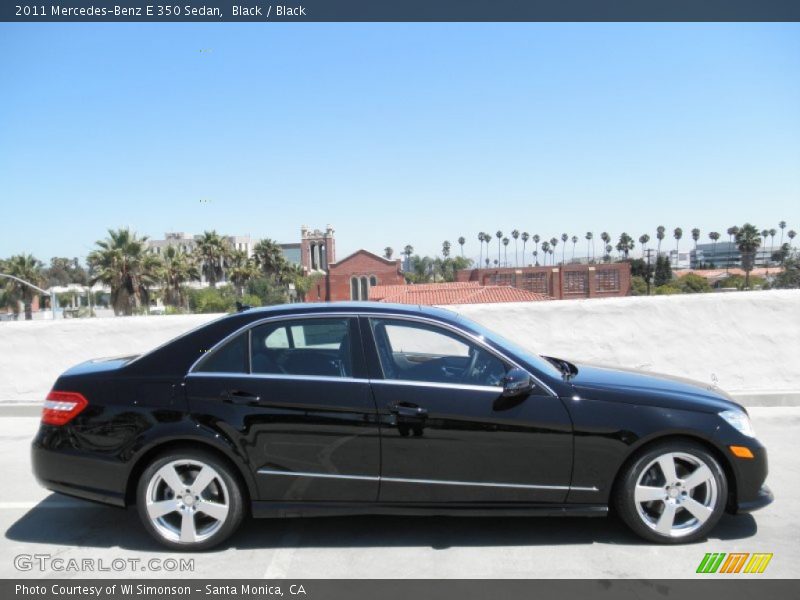 Black / Black 2011 Mercedes-Benz E 350 Sedan
