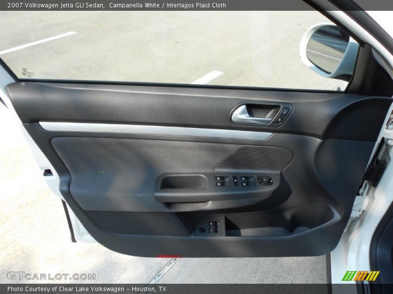 Campanella White / Interlagos Plaid Cloth 2007 Volkswagen Jetta GLI Sedan