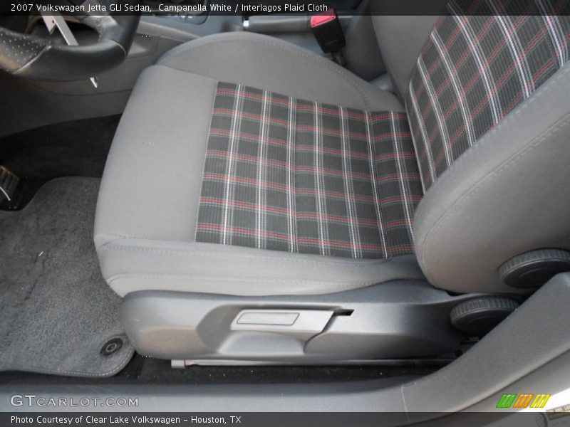 Campanella White / Interlagos Plaid Cloth 2007 Volkswagen Jetta GLI Sedan