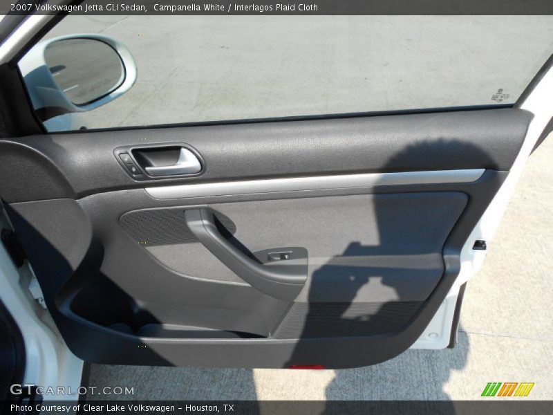 Campanella White / Interlagos Plaid Cloth 2007 Volkswagen Jetta GLI Sedan