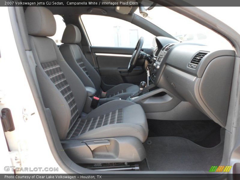 Campanella White / Interlagos Plaid Cloth 2007 Volkswagen Jetta GLI Sedan