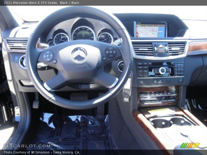 Black / Black 2011 Mercedes-Benz E 350 Sedan