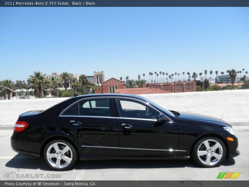 Black / Black 2011 Mercedes-Benz E 350 Sedan