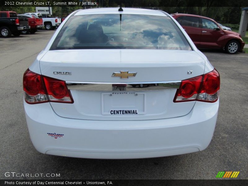 Summit White / Jet Black 2012 Chevrolet Cruze LT