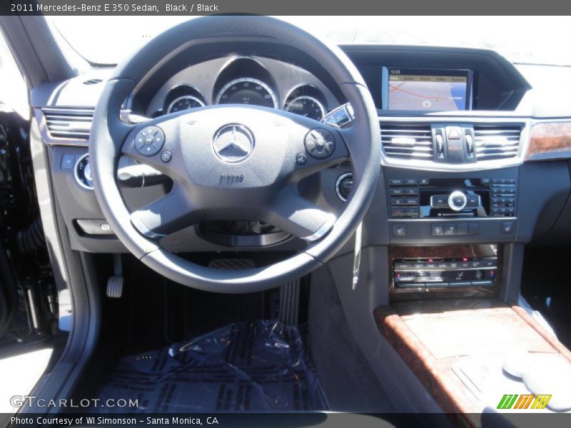 Black / Black 2011 Mercedes-Benz E 350 Sedan