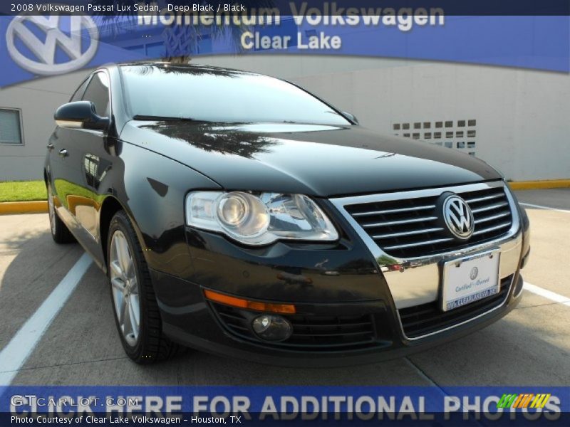 Deep Black / Black 2008 Volkswagen Passat Lux Sedan