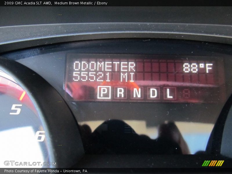 Medium Brown Metallic / Ebony 2009 GMC Acadia SLT AWD