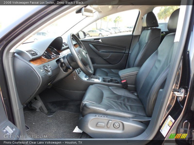 Deep Black / Black 2008 Volkswagen Passat Lux Sedan