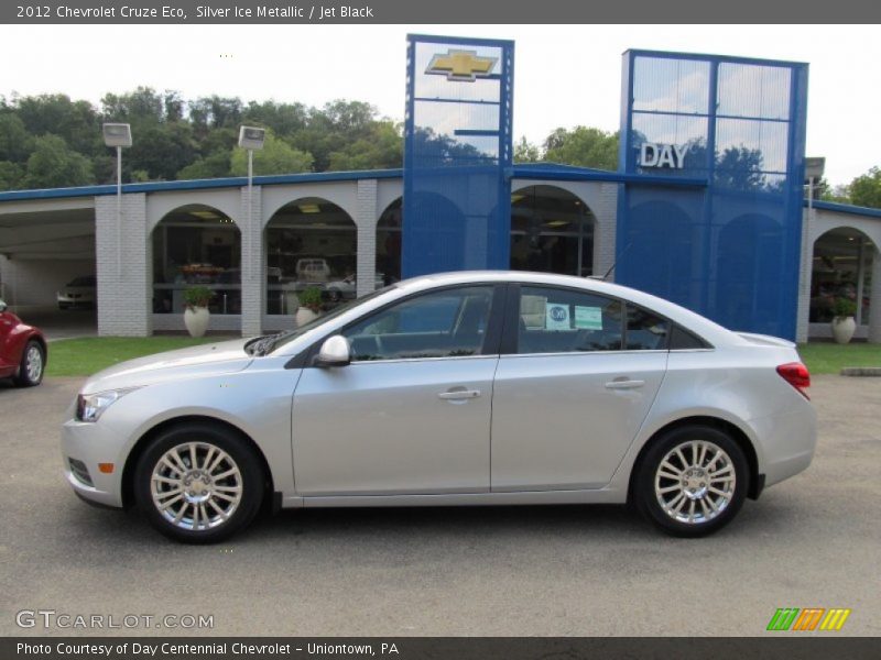 Silver Ice Metallic / Jet Black 2012 Chevrolet Cruze Eco
