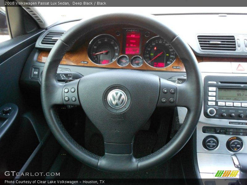 Deep Black / Black 2008 Volkswagen Passat Lux Sedan