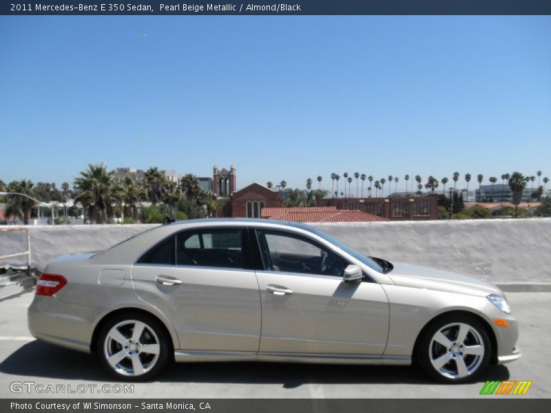 Pearl Beige Metallic / Almond/Black 2011 Mercedes-Benz E 350 Sedan