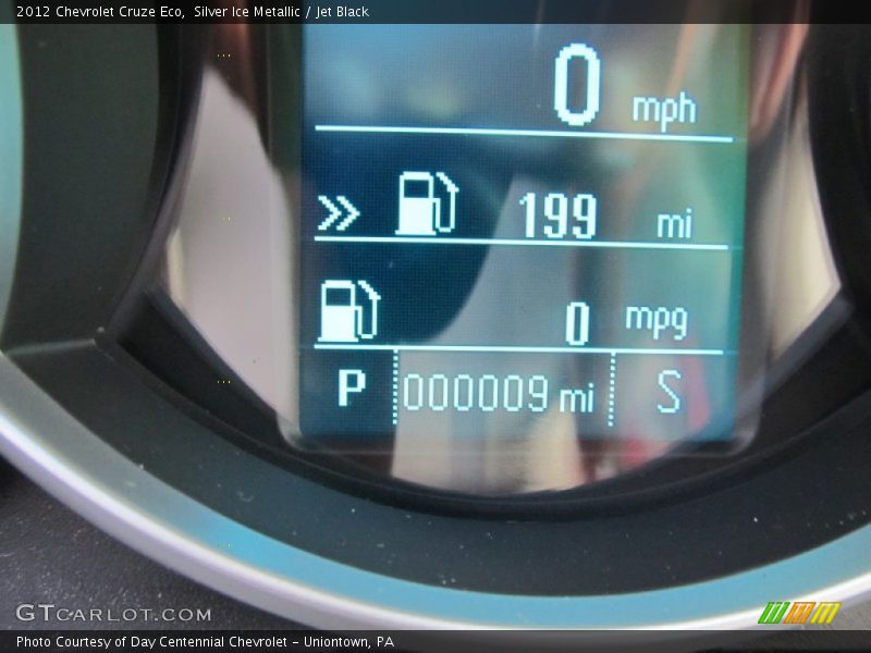 Silver Ice Metallic / Jet Black 2012 Chevrolet Cruze Eco