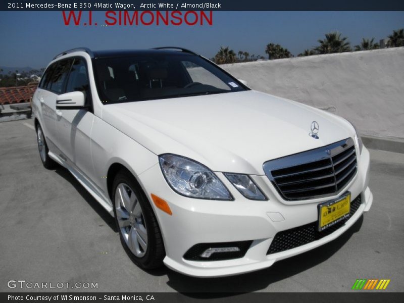 Arctic White / Almond/Black 2011 Mercedes-Benz E 350 4Matic Wagon