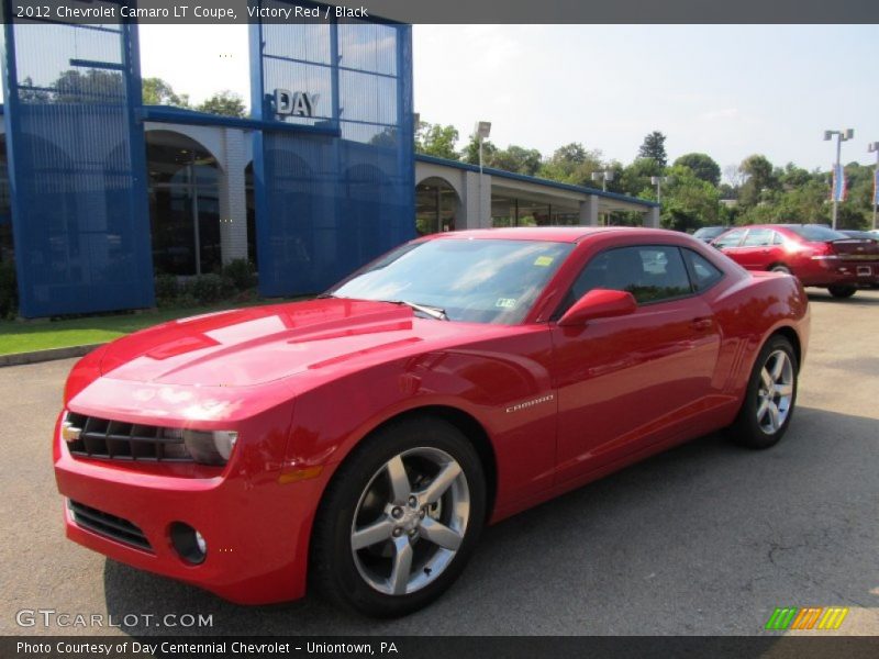 Victory Red / Black 2012 Chevrolet Camaro LT Coupe